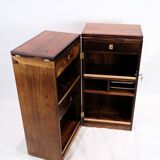 Captain´s Bar Made In Rosewood With wheels by Dyrlund From 1960s