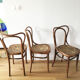 3 bistro chairs J&J Kohn, 1900