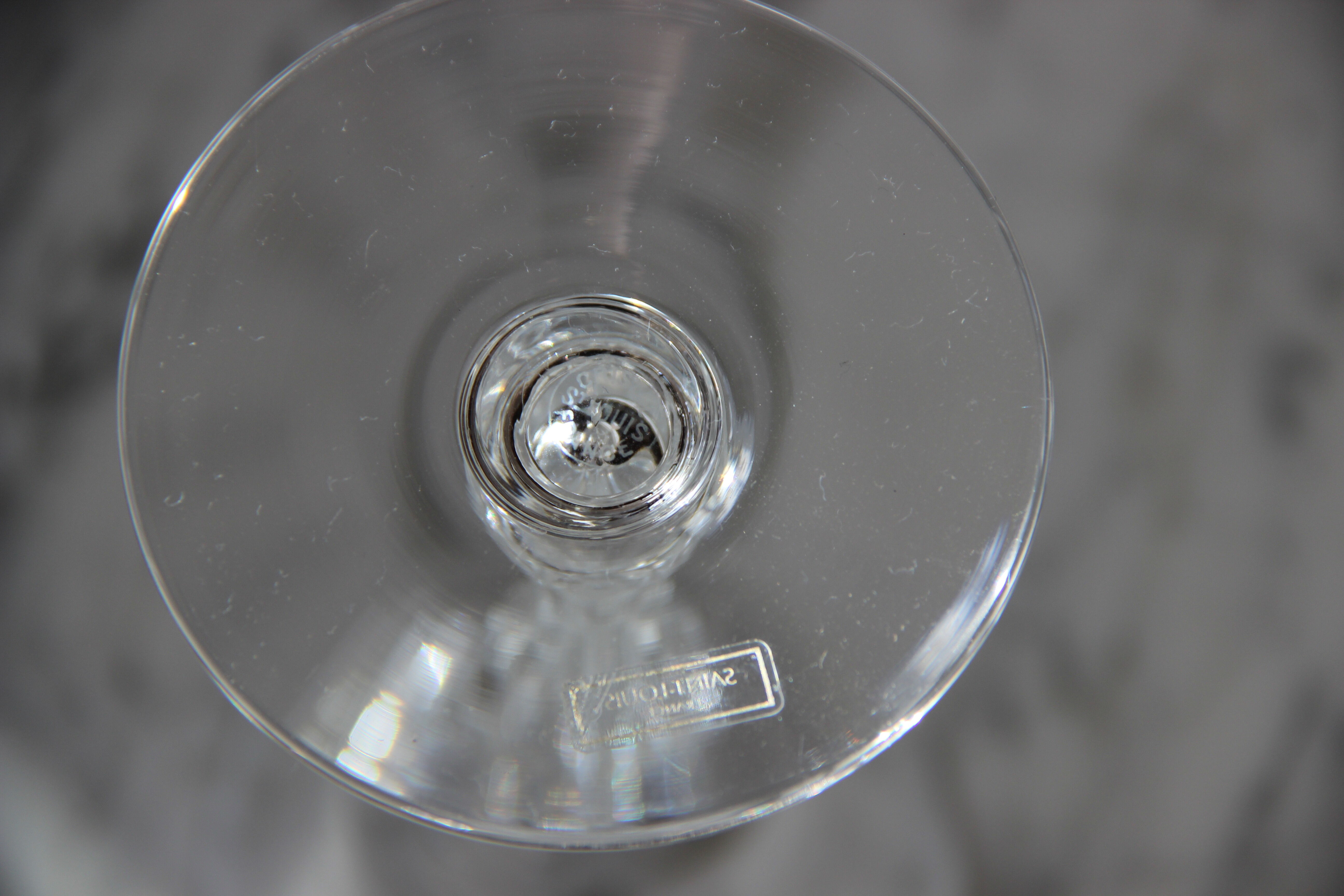 12 verres à eau modèle lozère Cristal Saint Louis