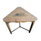 Vintage English side table from the 50s in pine