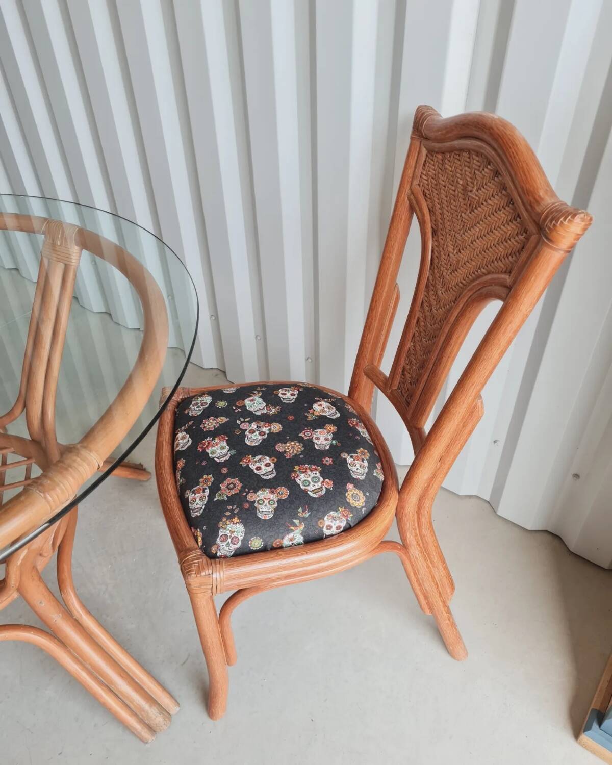 Rattan garden furniture