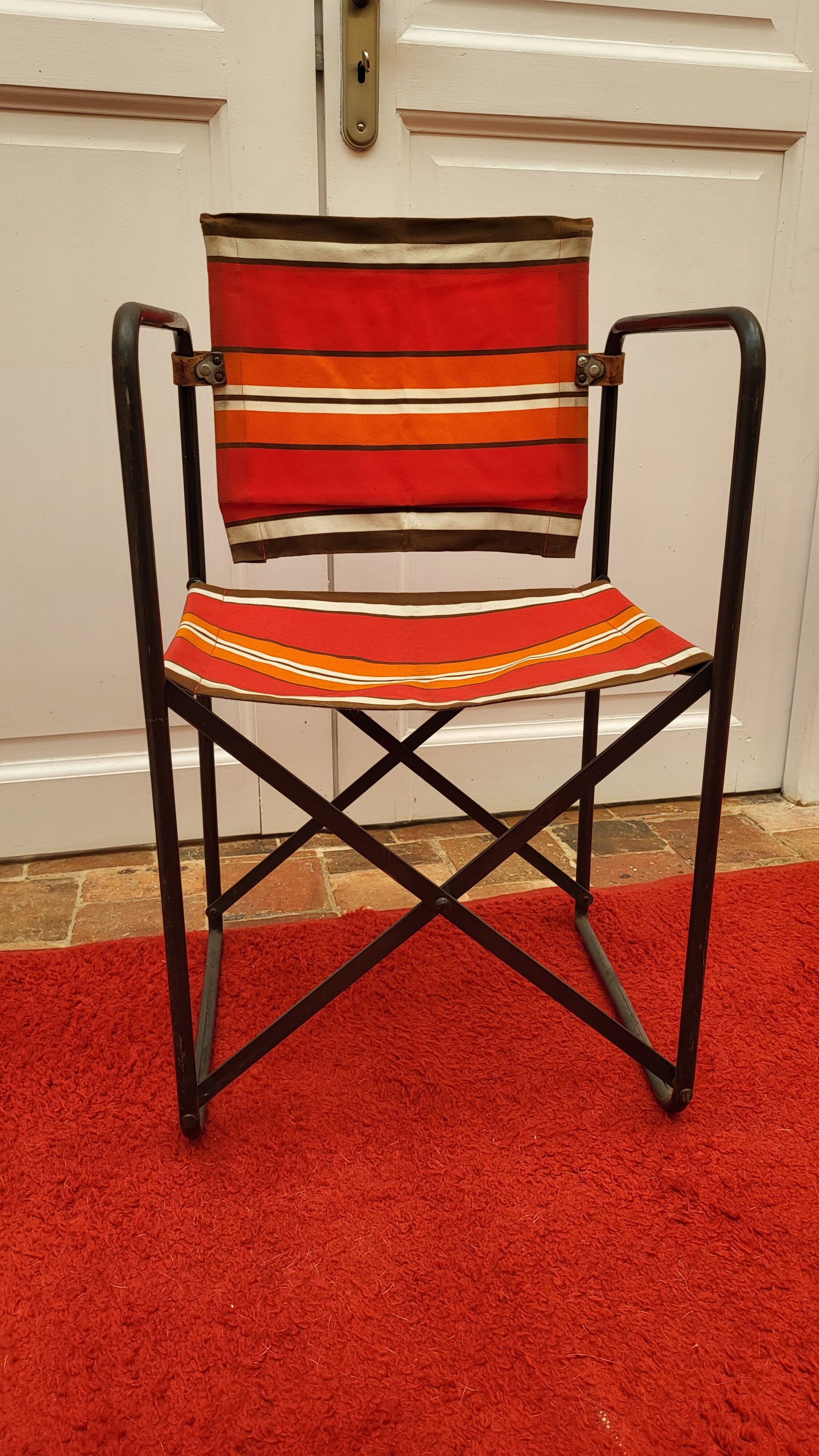Folding armchair Jacques Hitier 50s