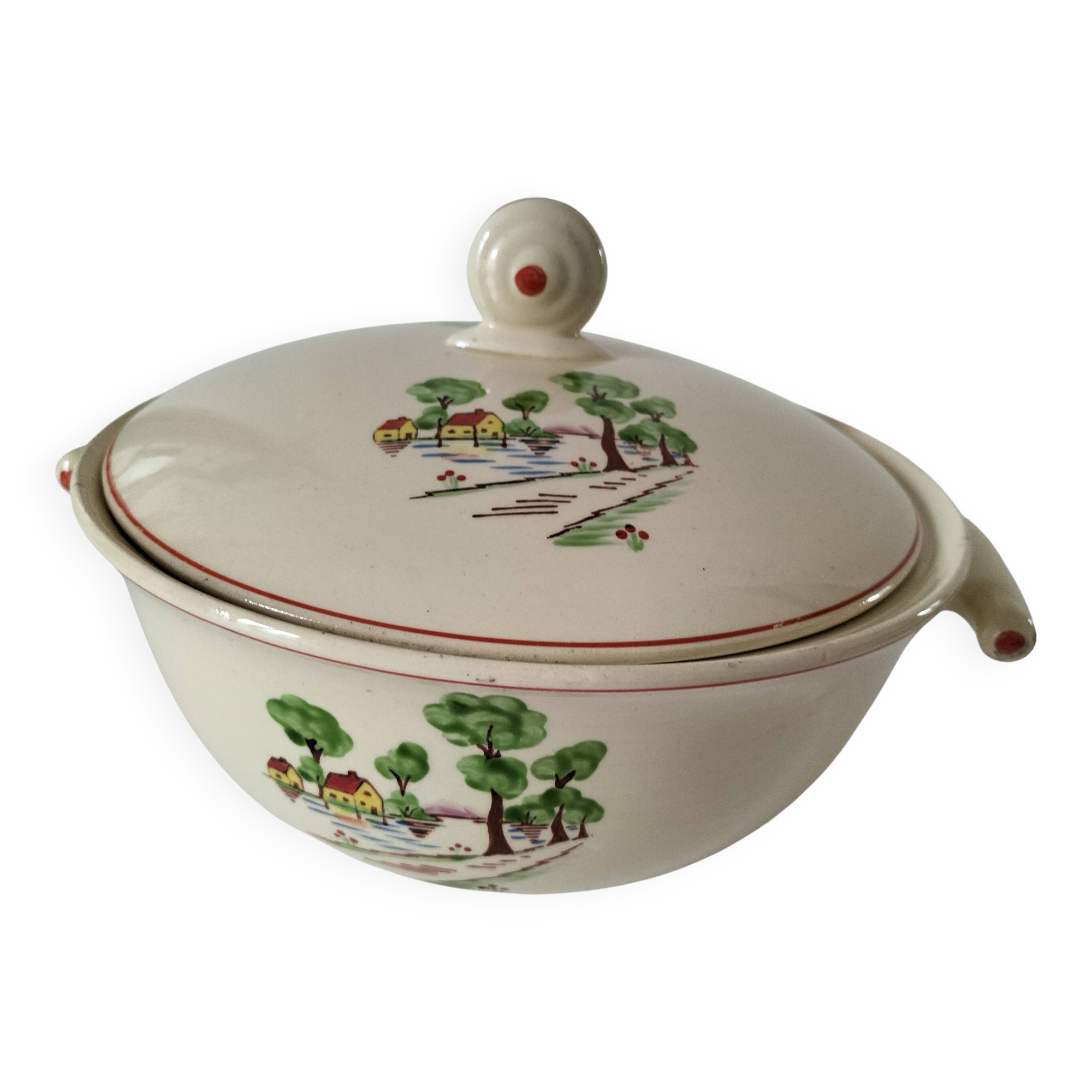 Old vegetable dish Moulin des Loups Orchies decoration My Countryside