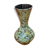 Vintage Fat Lava Scheurich Ceramic Vase, Hand-painted in the 1970s