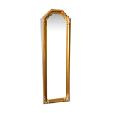 Old slim golden mirror