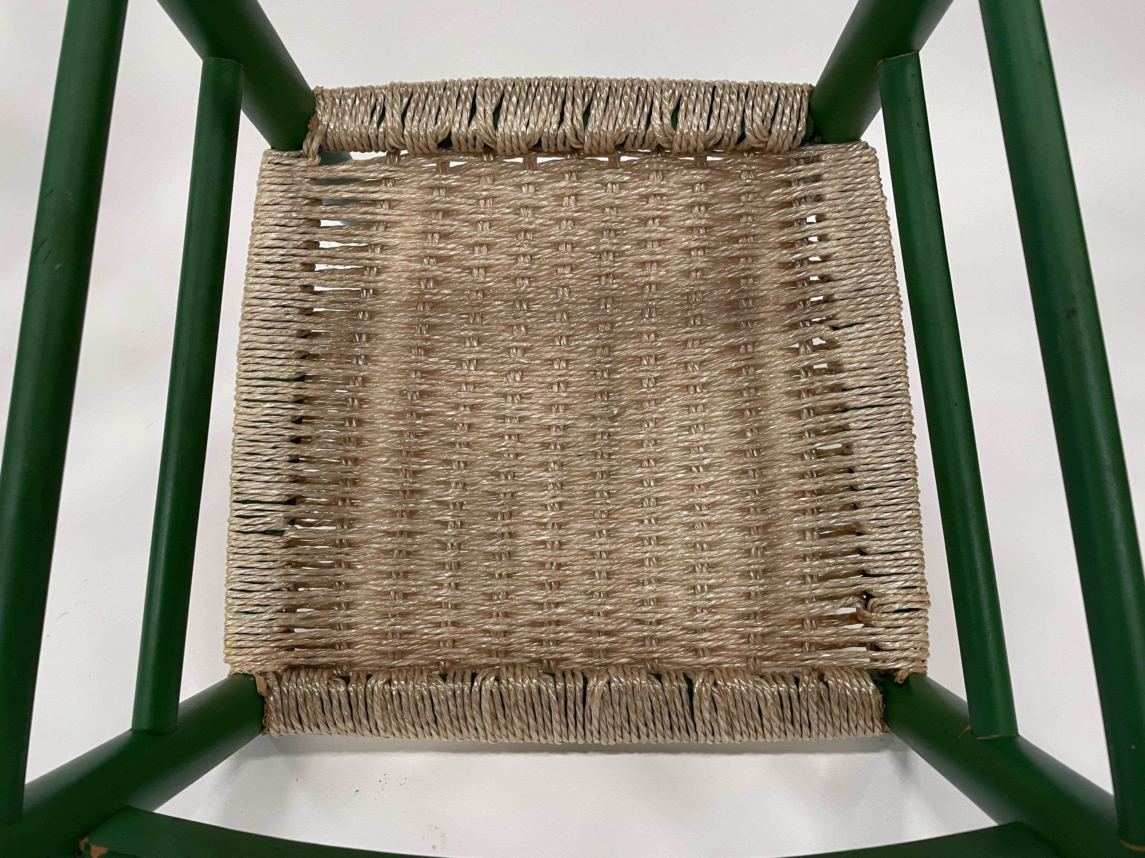 Lot de 4 chaises en bois dans le modèle italien de Chiavari