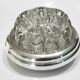 Pique flowers or wears silver metal pen Christofle Gallia