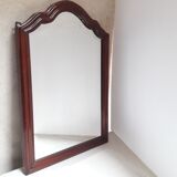 Louis Philippe mirror, mahogany, gendarme hat