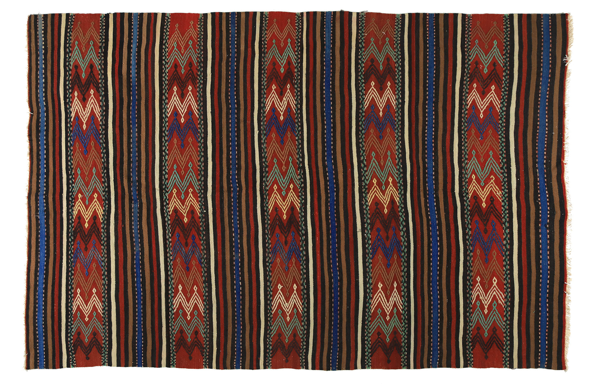 Anatolian handmade kilim rug 236 cm x 150 cm