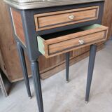 Antique Louis XVI style bedside table
