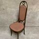 Série de 4 anciennes chaises bistrot Thonet en bois courbé