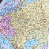 Old map of the USSR from 1928