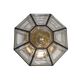 30x17cm glashütte limburg wall ceiling lamp model 2813, geometric shape