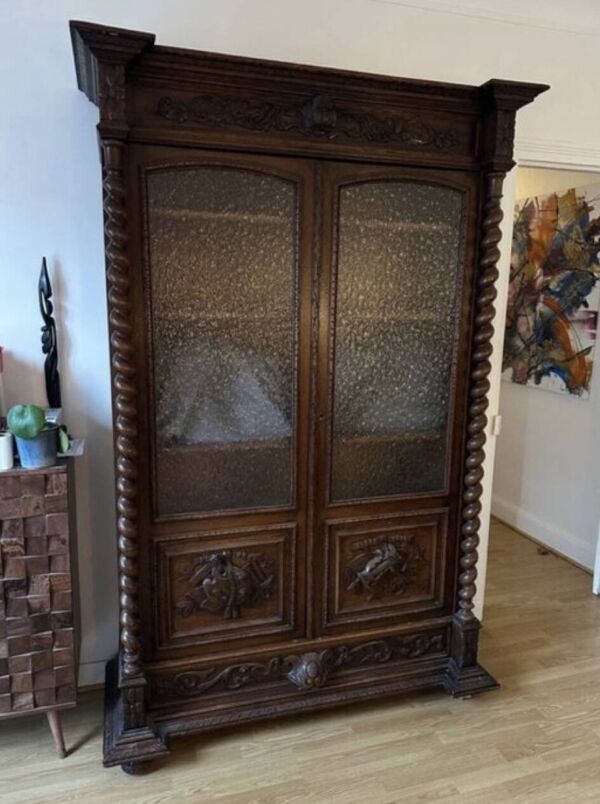 Bibliothèque style renaissance française Barley twist renaissance