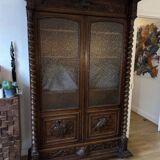 French Renaissance library Barley twist renaissance