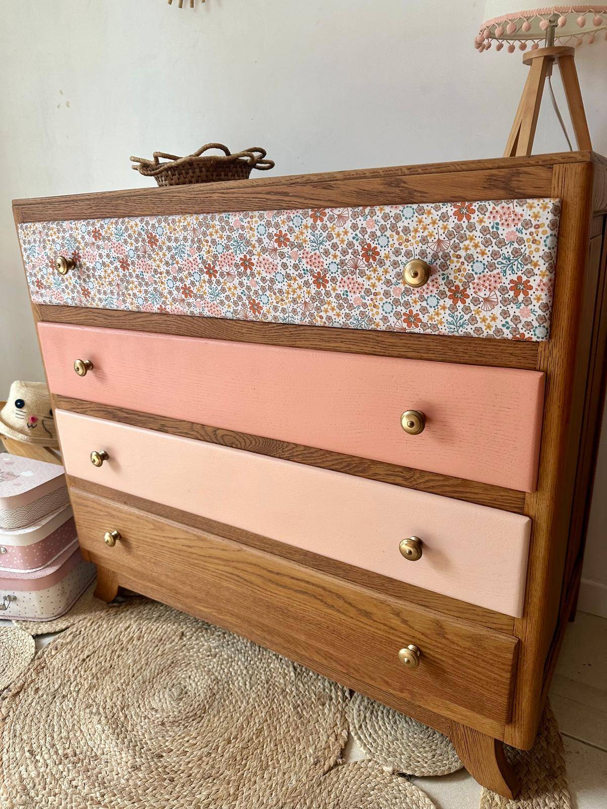 Renovated vintage chest of drawers