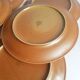 Set of 6 vintage Brenne Grès stoneware dinner plates from France
