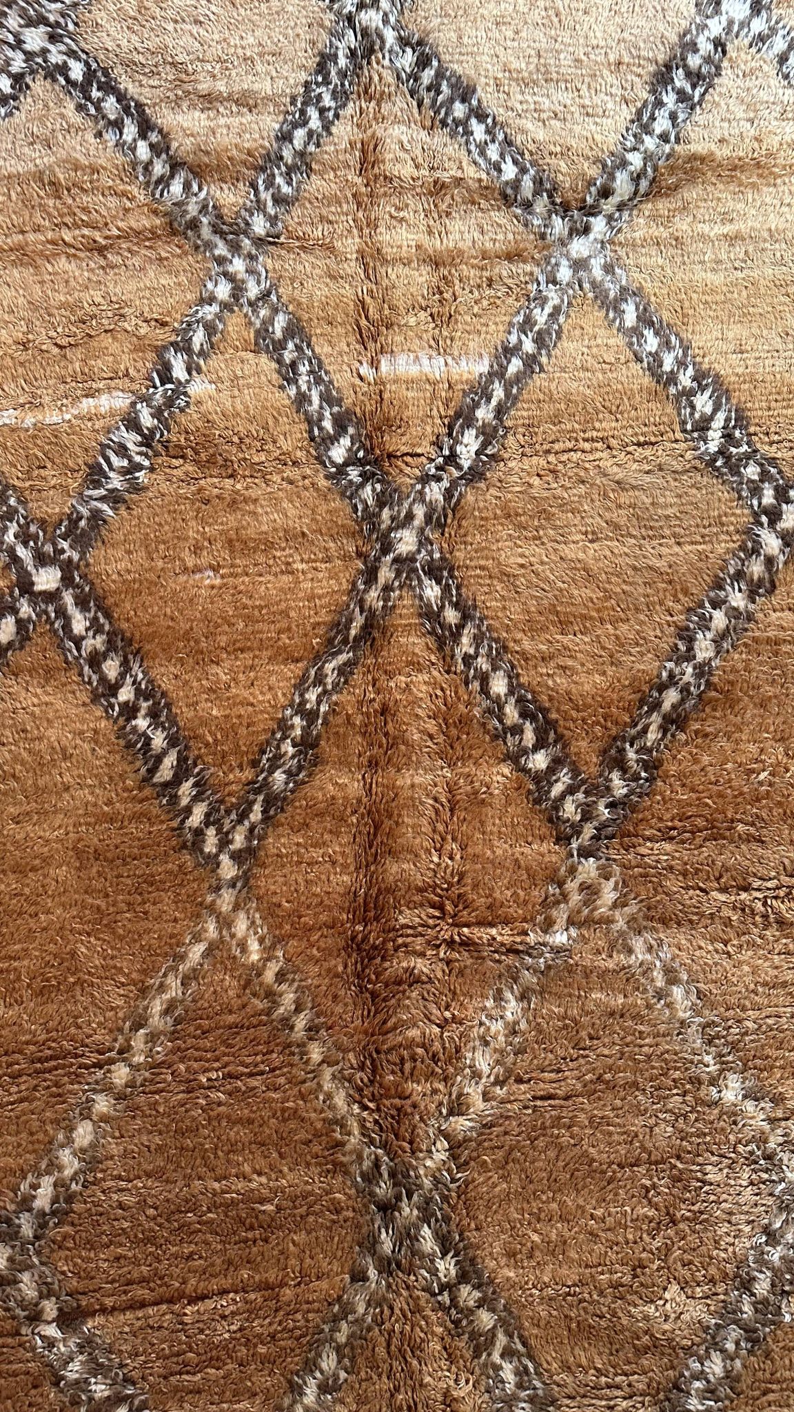 Marmoucha beige Berber rug - 424 x 170 cm