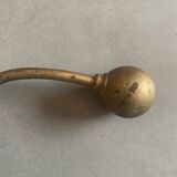 Paire de patères porte manteaux en laiton