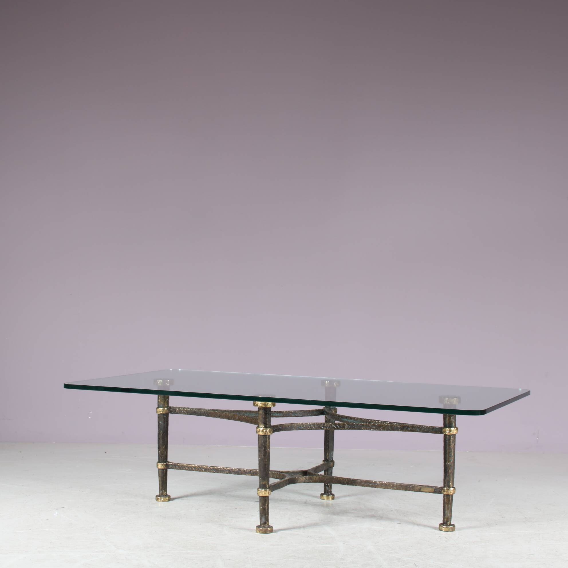 1990s Brutalist style coffee table from Italy