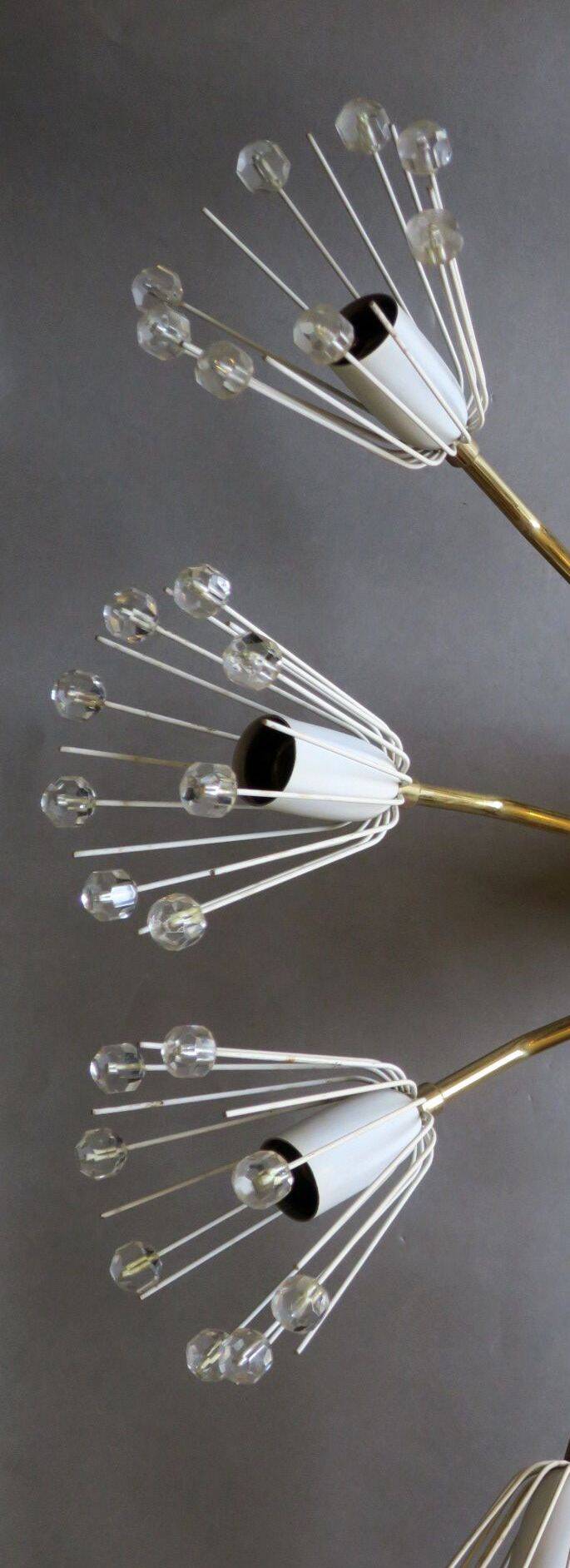 Emil Stejnar for Rupert Nikoll elliptical chandelier, Austria 1950s