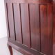 English Mahogany Desk Queen Anne Style, 1970s