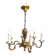 Superb 6-light chandelier in gilded bronze in Louis XVI style, in working condition.