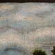 Antique oil painting, vintage bucolic countryside painting.