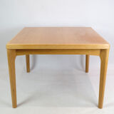 Coffee table, oak, Henning Kjærnulf, Vejle chairs and furniture factory, 1960s