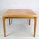 Coffee table, oak, Henning Kjærnulf, Vejle chairs and furniture factory, 1960s