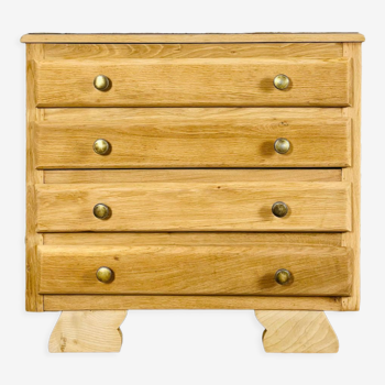 Art Deco chest of drawers with marble top