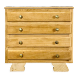 Art Deco chest of drawers with marble top