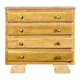 Art Deco chest of drawers with marble top