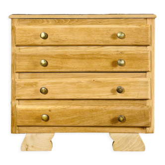 Art Deco chest of drawers with marble top