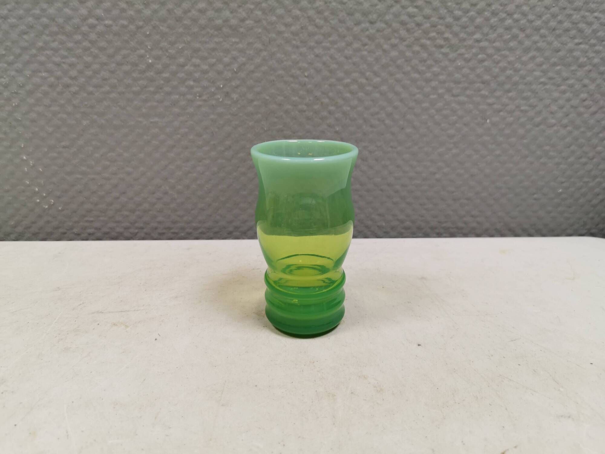 Vase from the 1970s made of soda-lime glass, designed by Lucyna Pijaczewska