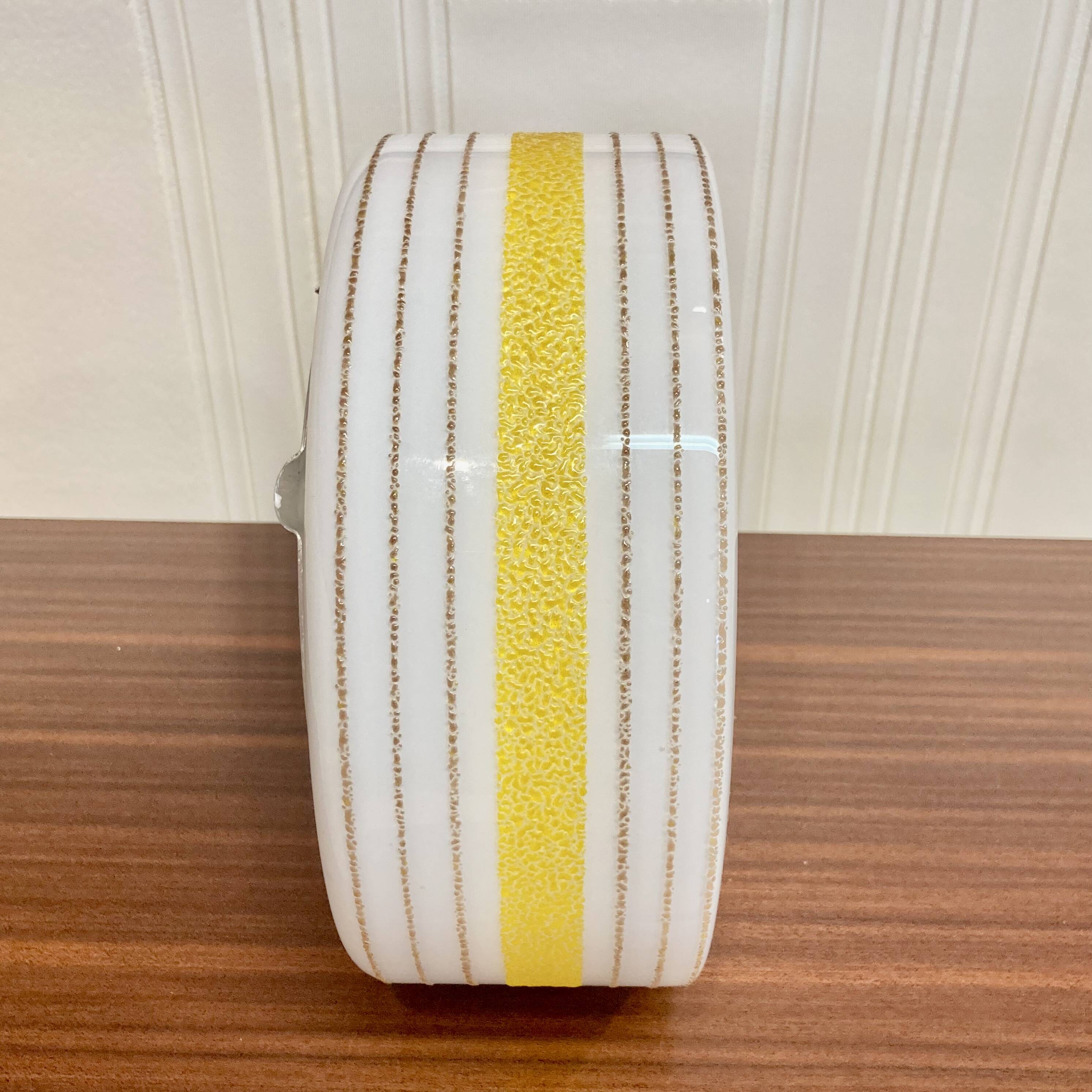 LARGE GLASS WALL LIGHT SCANDINAVIAN DESIGN 1950.