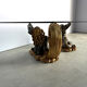 Vintage giltwood mermaid coffee table, 1960s