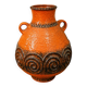 Important glazed ceramic vase, baluster-shaped with a generous body.