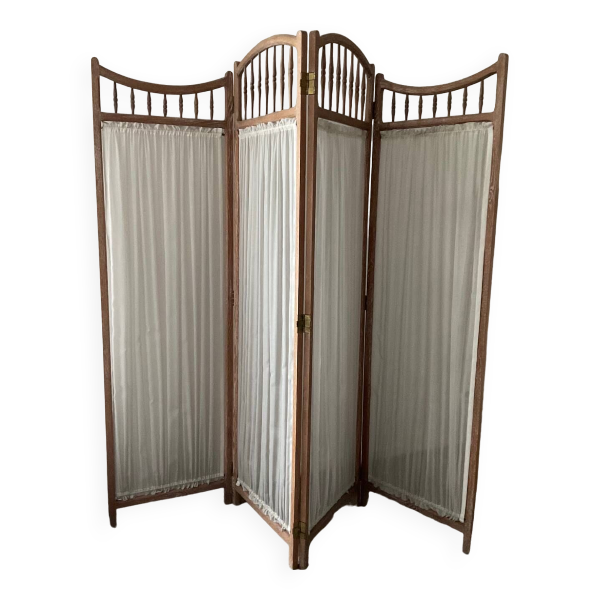 Vintage weathered wooden screen