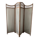 Vintage weathered wooden screen