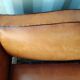 Moustache club sofa in leather, 40s