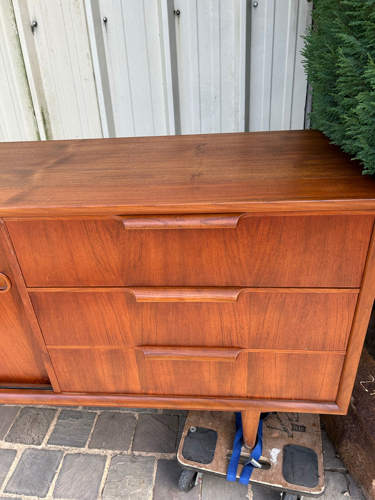 Large vintage Scandinavian sideboard from the 1970s.