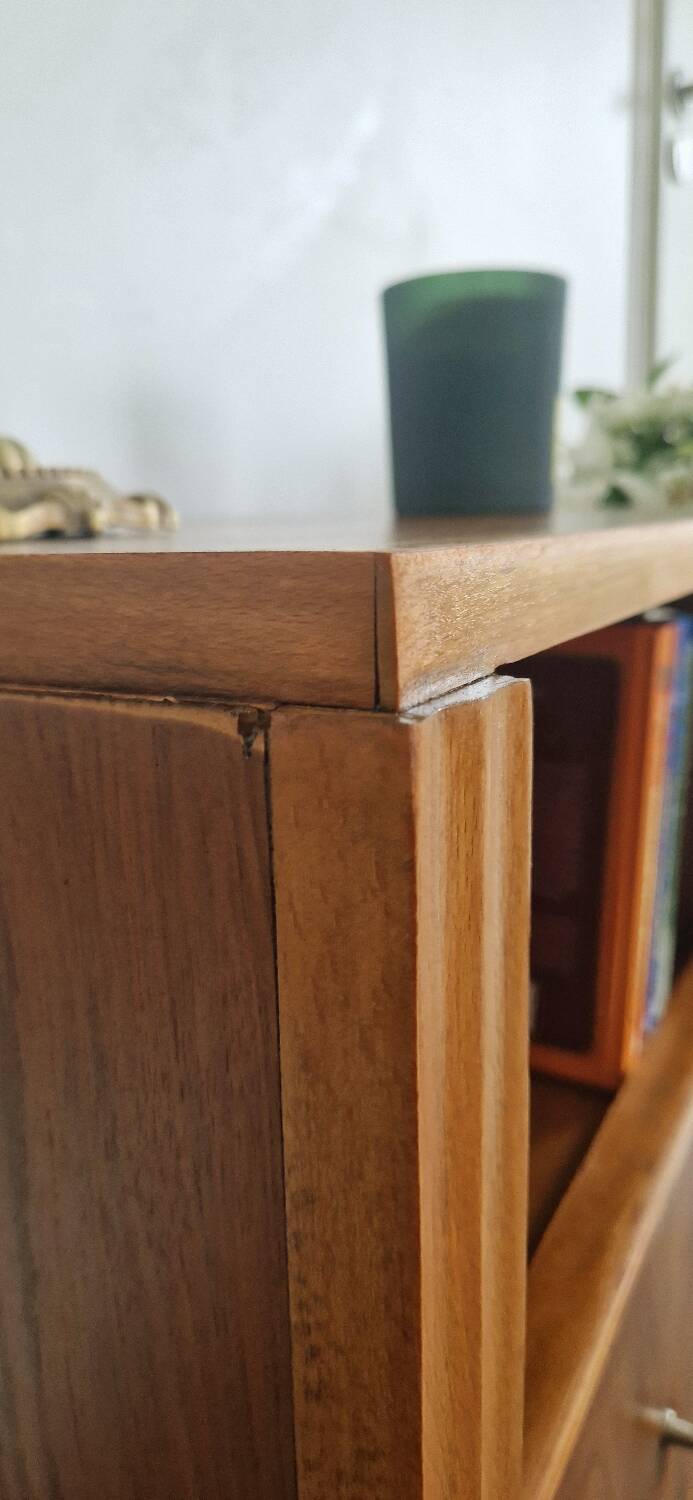 Art Deco low cabinet in rosewood