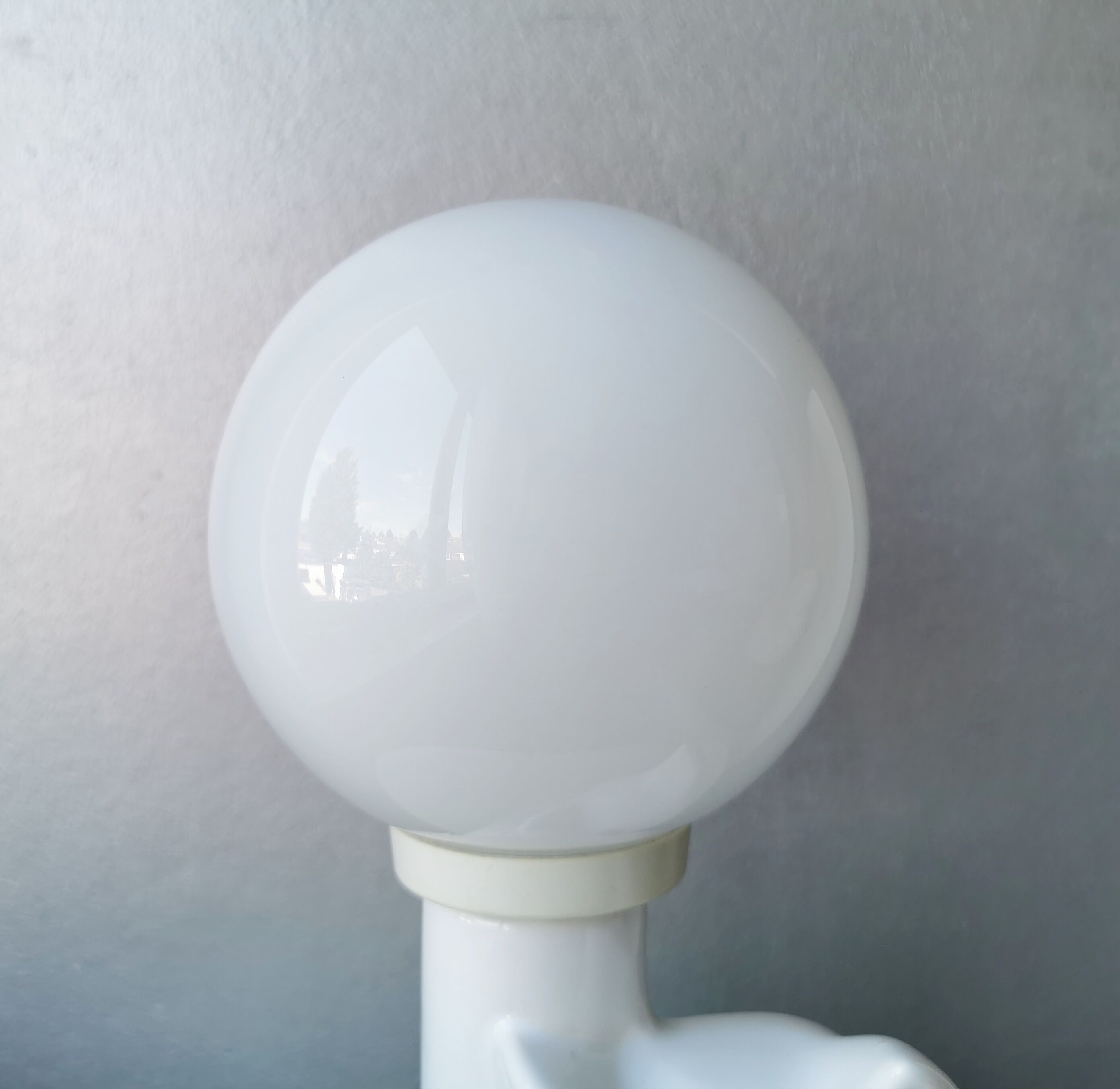 Vintage ceramic cat lamp from the eighties