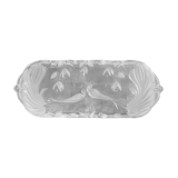 Antique glass cake dish