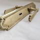 Pair of Louis XVI style beaded bronze door handles