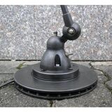 Lamp Jielde vintage graphite e-reader 2 arms of Jean Louis Domecq 1960