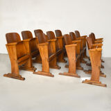 Wooden cinema seat, 1950