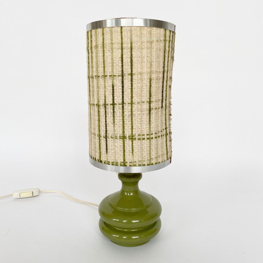 Lampe céramique à poser vintage 70