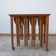 Set of english mid-century side tables
